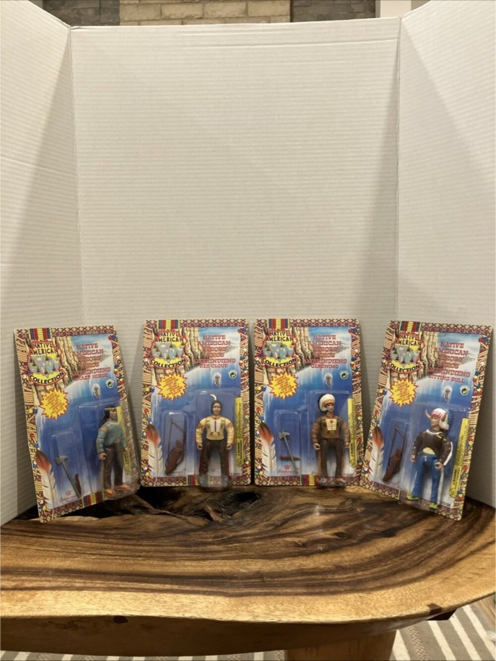 Vintage NOS 1994 Native American Heroes Action Figures on Original Card Set